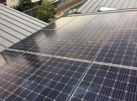 大阪府 大阪市 N様邸 太陽光発電 カナディアンソーラー 300w 3.60kw 写真1