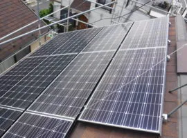 埼玉県 川口市 M様邸 太陽光発電 長州産業 250w 2.74㎾ 写真1