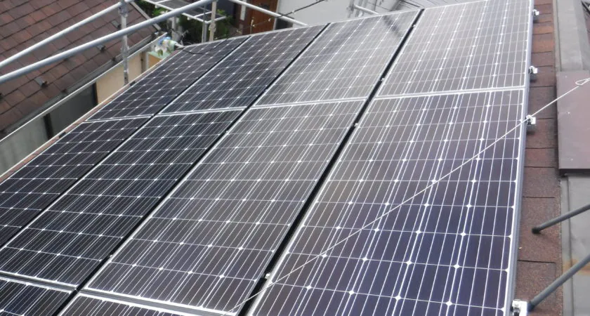 埼玉県 川口市 M様邸 太陽光発電 長州産業 250w 2.74㎾ 施工事例