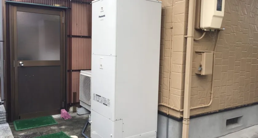 三重県 四日市市 I様邸 エコキュート パナソニック HE-NS37JQS 施工事例