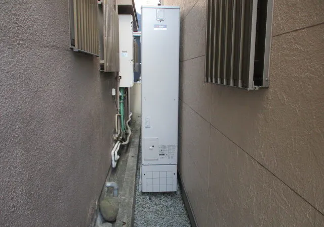 大阪府 八尾市 K様邸 エコキュート 三菱 SRT-S434UZ 施工事例