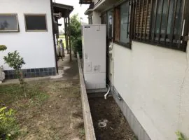 鳥取県 東伯郡 Y様邸 エコキュート 三菱 SRT-N374 写真1