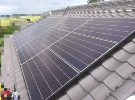 茨城県 上三川町 M様邸 太陽光発電 カナディアンソーラー CS1V-265MS 265W 3.18㎾ 写真1