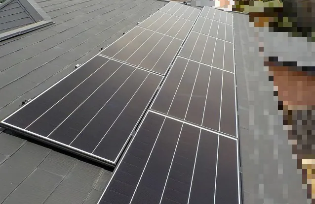 茨城県 守谷市 A様邸 太陽光発電 カナディアンソーラー CS1V-265MS 265W 3.18㎾ 施工事例