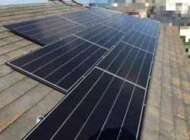茨城県 常陸大宮市 S様邸 太陽光発電 カナディアンソーラー CS1V-265MS 265W 3.18㎾ 写真2