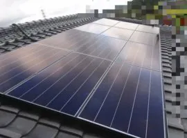 茨城県 上三川町 M様邸 太陽光発電 カナディアンソーラー CS1V-265MS 265W 3.18㎾ 写真2