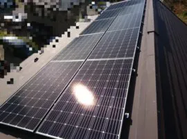 長野県 辰野町 T様邸 太陽光発電 長州産業 CS-315B61 315W 3.15kw 写真2